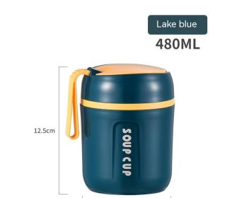 Stainless Steel Sealed Mini Vacuum Cup With Spoon