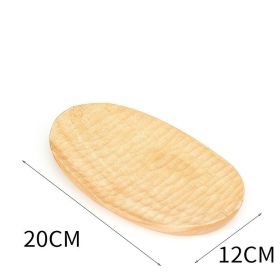 Household Triangular Plate Creative Snacks Dish Wooden Tableware Creative