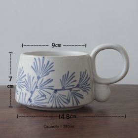 Creative Handmade Blue And White Underglaze Porcelain Cup