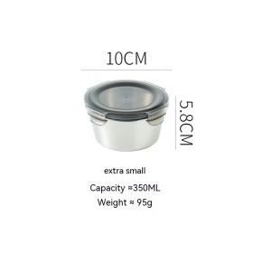 304 Stainless Steel Crisper Sealed Storage Box