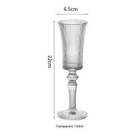 Household Fashion Simple Goblet Glass