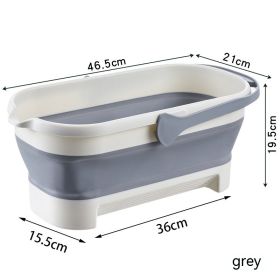 Collapsible Bucket Plastic Mop Water Storage Household Disposable