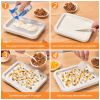 1pc Ice Cream Maker Pan With 2 Scrapers; Ice Cream Maker Plate Multifunctional Cold Sweet Fried Food Plate; Durable Rolled Ice Cream Maker Homemade Ro