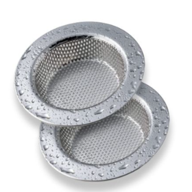 Kitchen Sink Stainless Steel Filter Drain Tank Strainer Round Hole Sieve Household