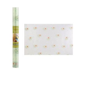 1pc Dustproof Kitchen Cabinet Mat; Waterproof Anti-Oil Sticker; 17.7''âˆšÃ³1.57'' (Color: Green)