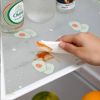 1pc Dustproof Kitchen Cabinet Mat; Waterproof Anti-Oil Sticker; 17.7''âˆšÃ³1.57''